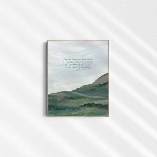 no. 03 Unless I Had Believed | Fine Art Collection Print