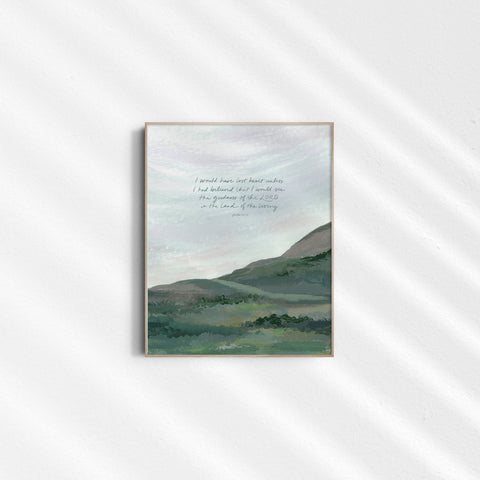 no. 03 Unless I Had Believed | Fine Art Collection Print