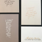 FRIENDS CHEERING FRIENDS ON | Mini Print Collection