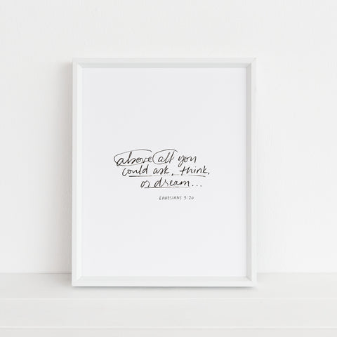 Above All | Art Print