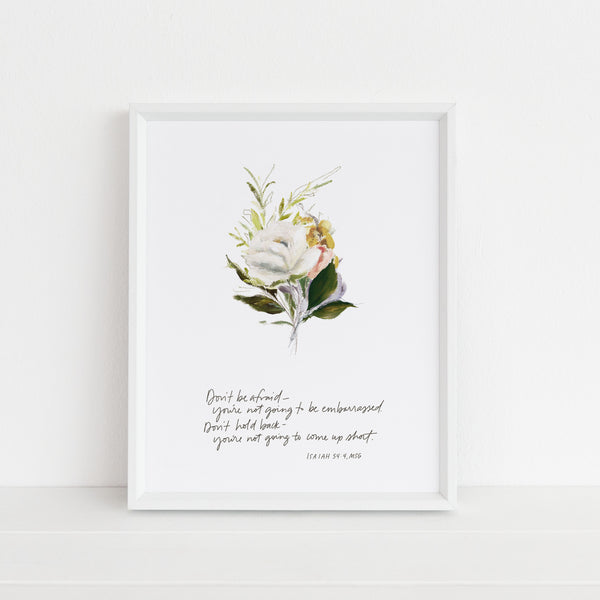 Don't Be Afraid | Art Print