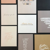 FRIENDS CHEERING FRIENDS ON | Mini Print Collection