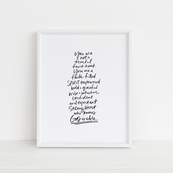 Strong Heart | Art Print