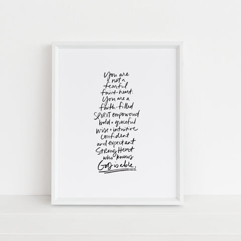 Strong Heart | Art Print