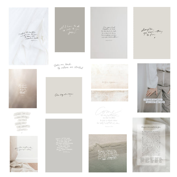 BEGIN AGAIN | Mini Print Collection